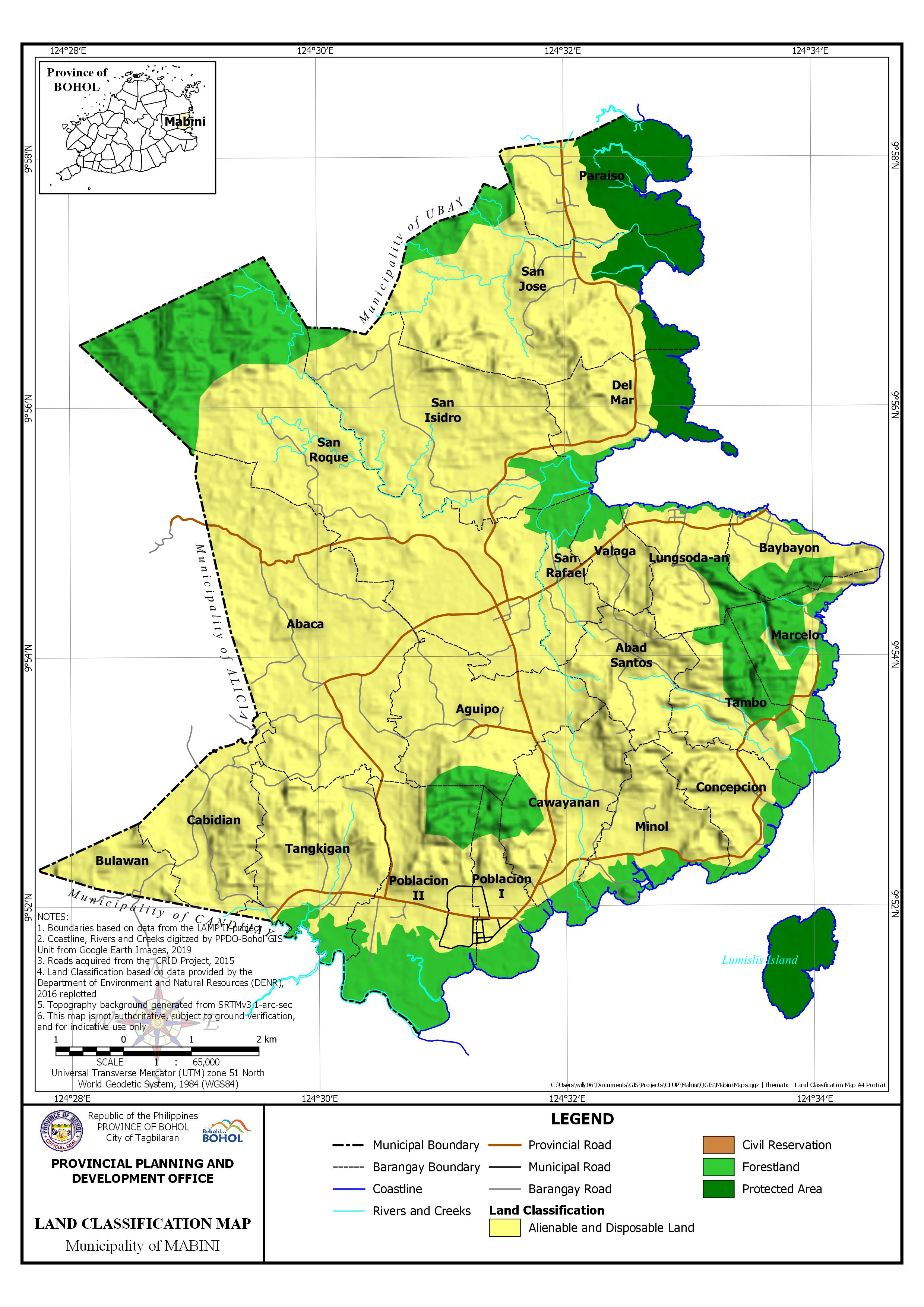 Land Classification Map